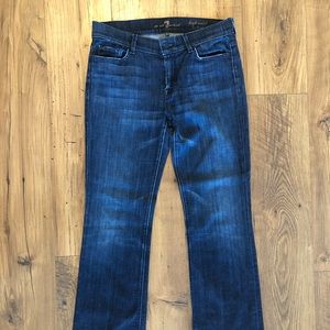 7 for all mankind high waist bootcut jeans